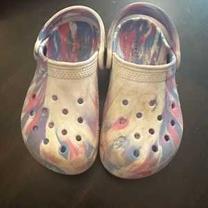 Girls size 10 crocs